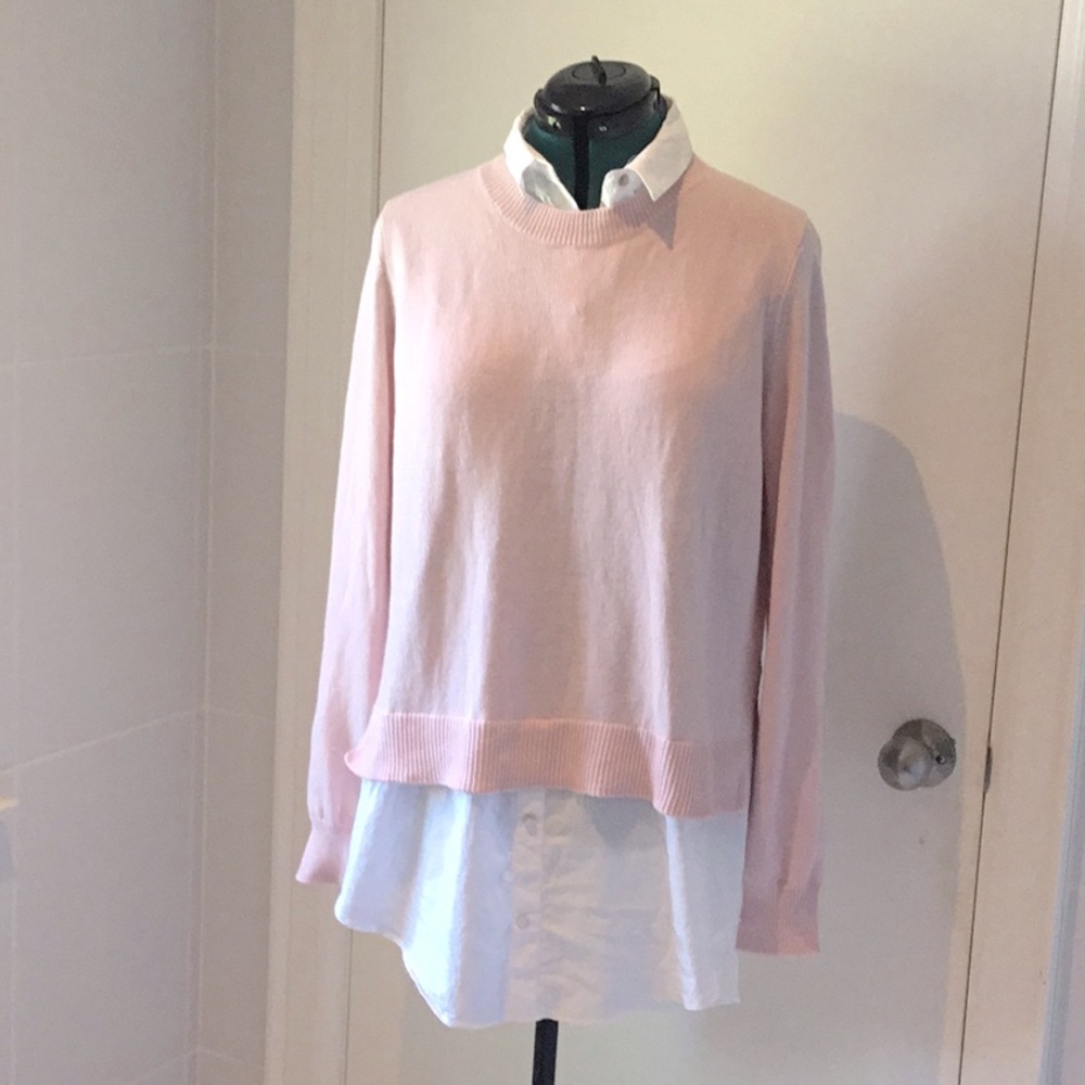 H&M Conscious sweater / tunic, faux layered